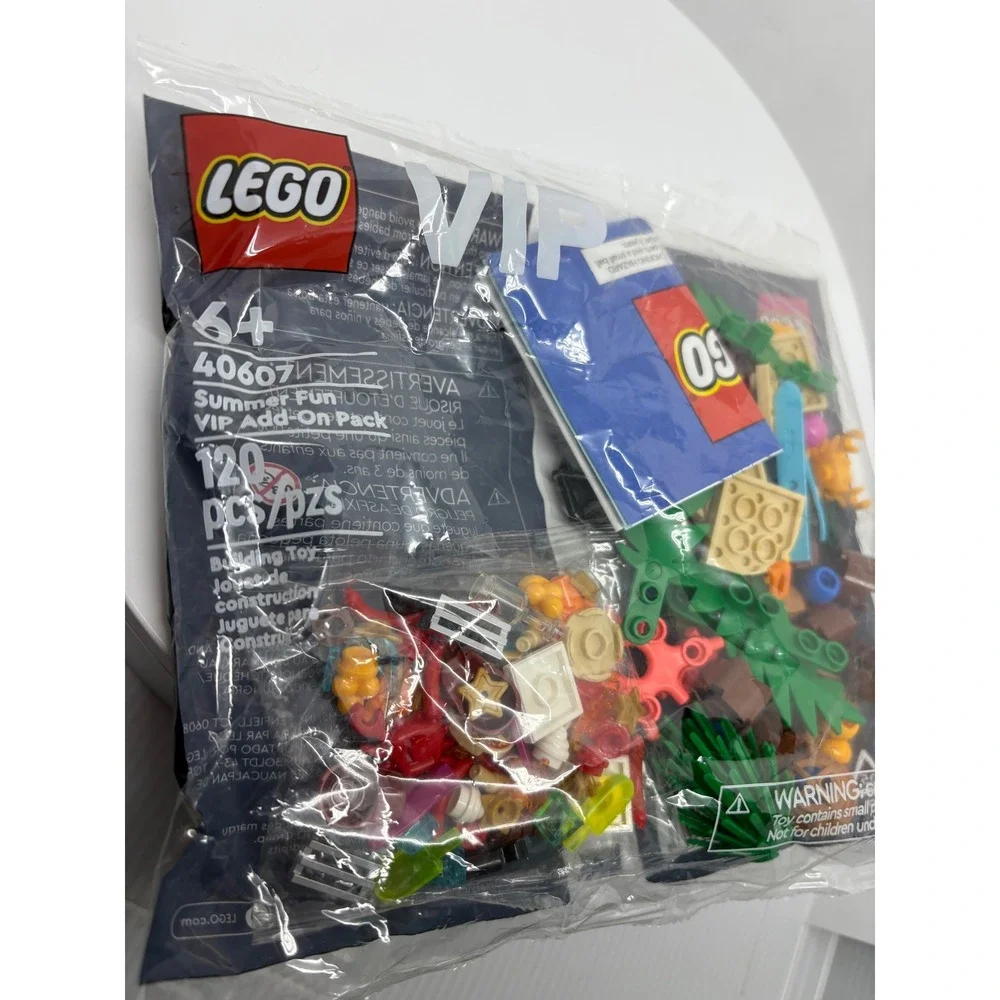 LEGO Summer Fun VIP Add-On Pack 40607 - 120 Pcs - New Sealed -‎ Kids Toy